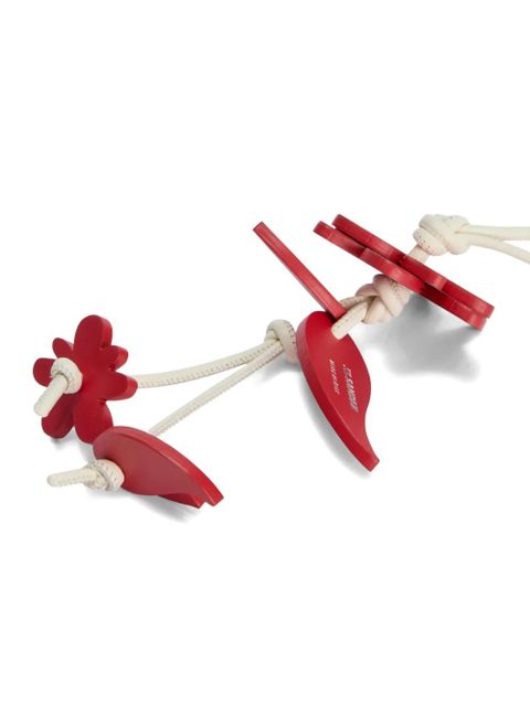 Jil Sander Blossom charm - Red