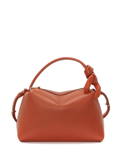 JW Anderson small Corner leather crossbody bag - Brown - zdjęcie produktu nr 1