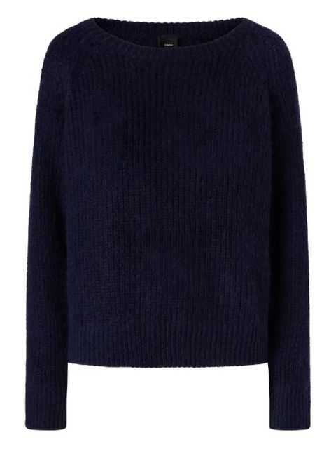 PINKO ribbed knit sweater - Blue - zdjęcie produktu nr 2
