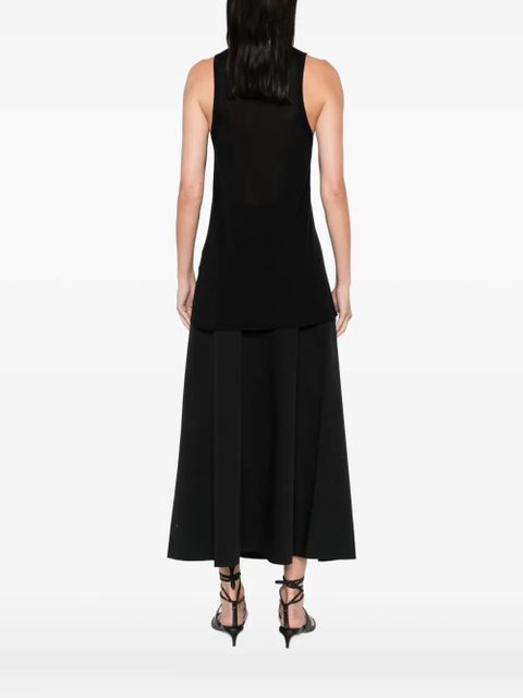 TOTEME scoop-neck tank top - Black - zdjęcie produktu nr 2