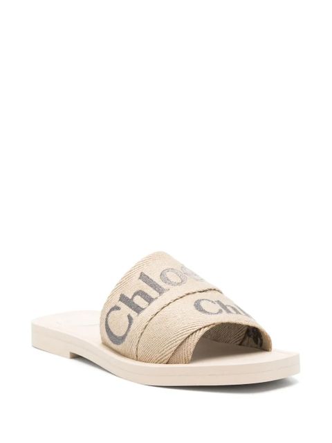 Chloé Woody slides - Neutrals