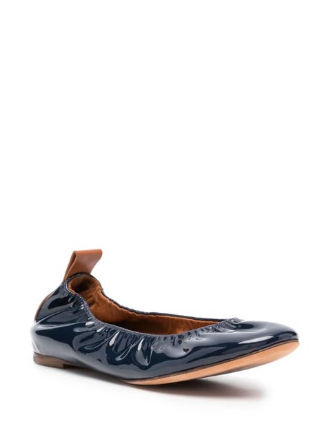 Lanvin patent leather ballerina shoes - Blue - zdjęcie produktu nr 2