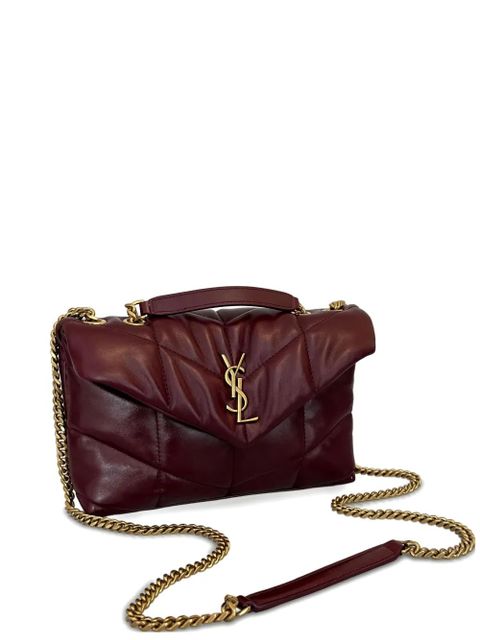 Saint Laurent Toy Puffer quilted chain-strap shoulder bag - Red - zdjęcie produktu nr 1