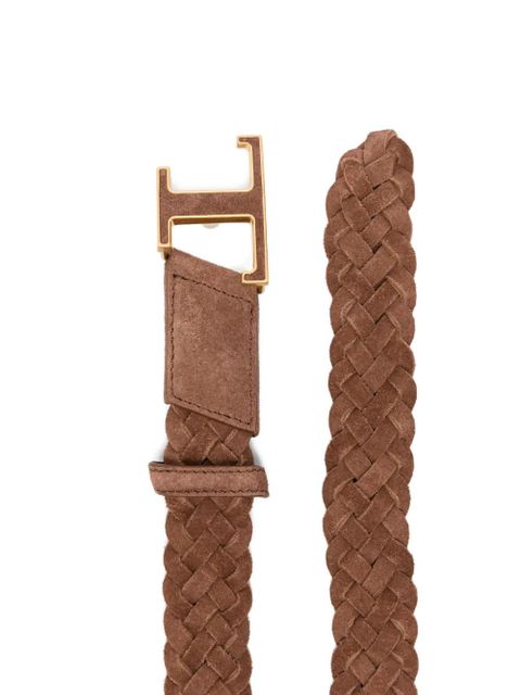 Tod's braided leather belt - Brown - zdjęcie produktu nr 2