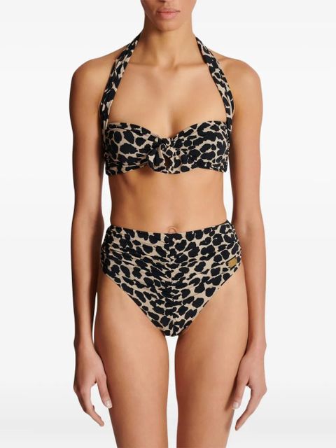 Balmain leopard-print bikini - Neutrals