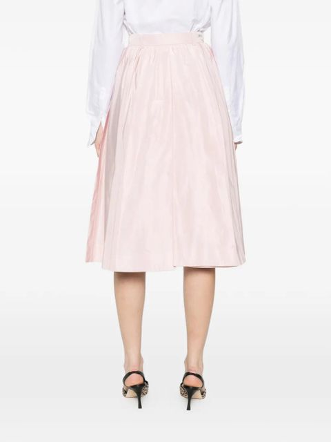 Prada pocketed midi A-line skirt - Pink