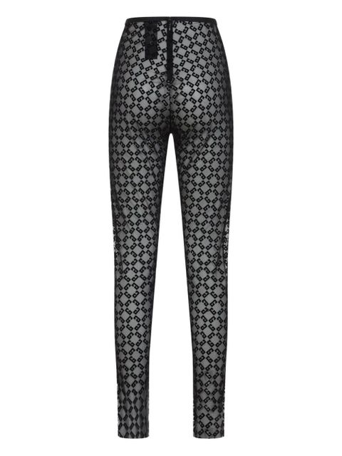 Givenchy logo-pattern leggings - Black - zdjęcie produktu nr 2