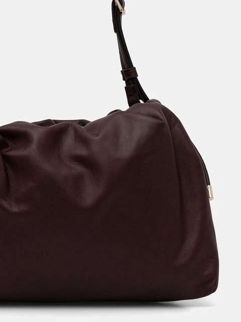 Marella torebka skórzana kolor bordowy 2523519057200