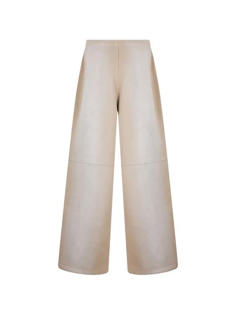 Alexander Wang logo-print track pants - Neutrals