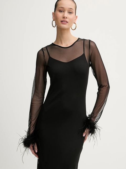 Never Fully Dressed sukienka kolor czarny NFDDR3070