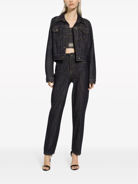 Dolce & Gabbana high-rise straight jeans - Black