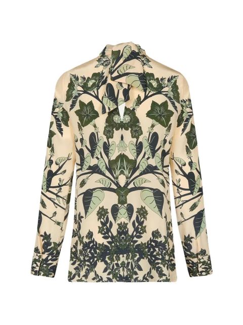 Johanna Ortiz Heavenly Garden floral-pattern top - Neutrals - zdjęcie produktu nr 2