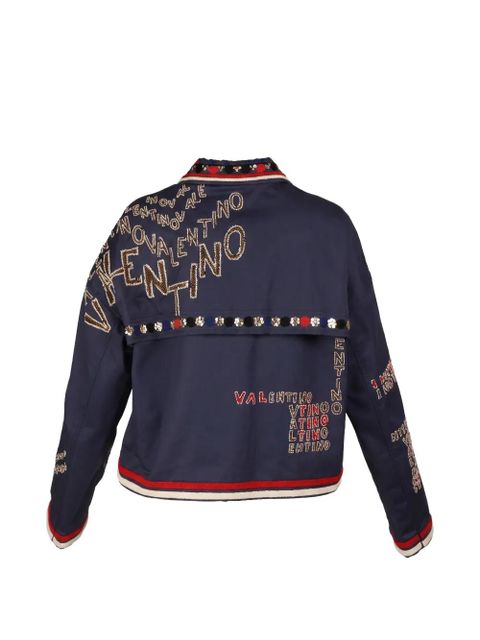 Valentino Garavani beaded collar jacket - Blue - zdjęcie produktu nr 2