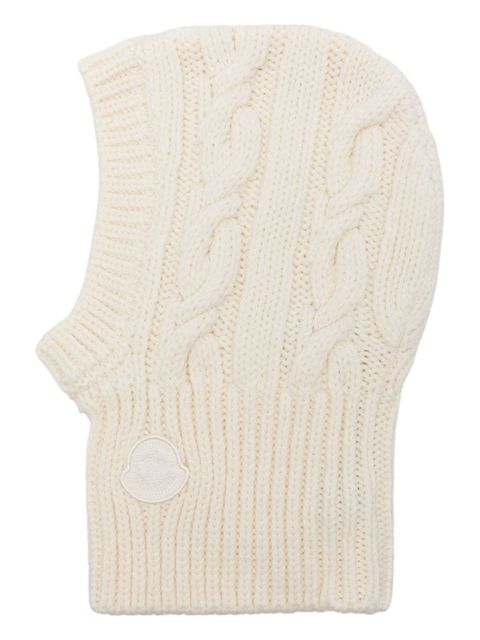 Moncler virgin wool balaclava - Neutrals - zdjęcie produktu nr 1