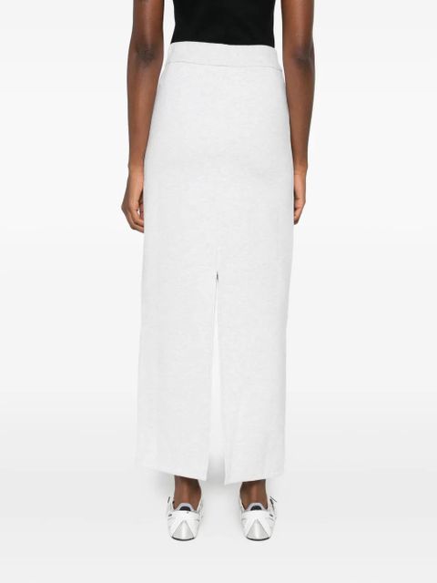 Coperni panelled jersey maxi skirt - Grey