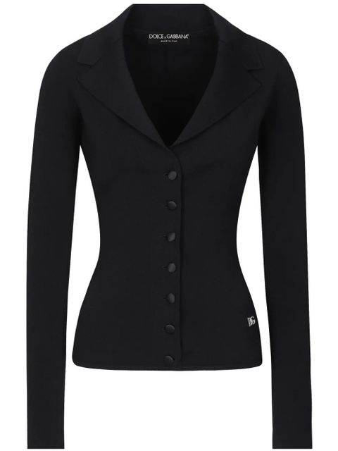 Dolce & Gabbana DG logo button-up jacket - Black - zdjęcie produktu nr 1