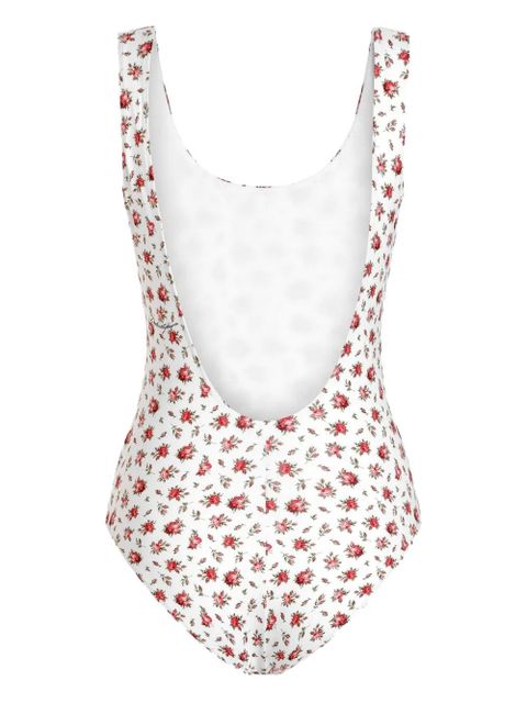 Dolce & Gabbana floral-print swimsuit - White - zdjęcie produktu nr 2