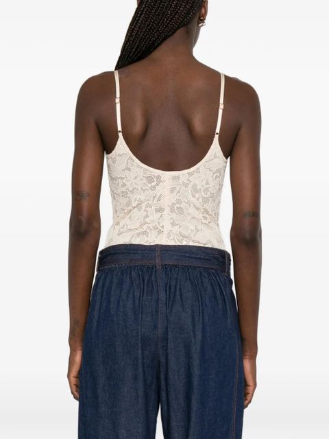 ZIMMERMANN lace-embroidered bodysuit - Neutrals