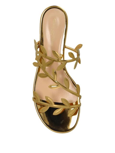 Gianvito Rossi leather sandals - Gold - zdjęcie produktu nr 2