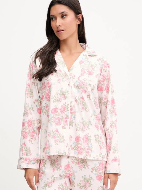 Lauren Ralph Lauren piżama damska kolor różowy ILN92441 - zdjęcie produktu nr 2