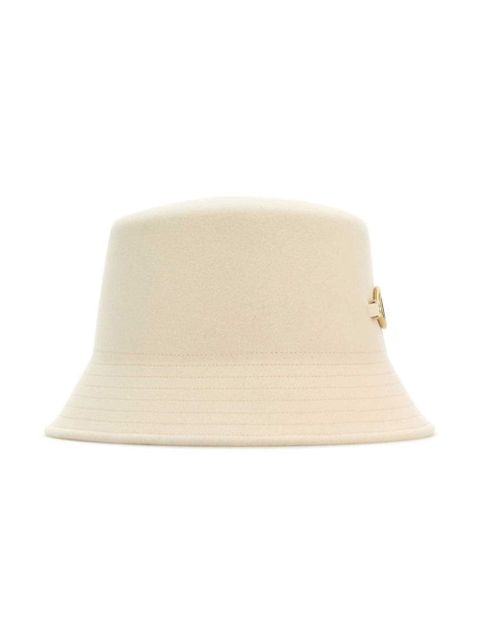 Valentino Garavani Vlogo-appliqué bucket hat - Neutrals