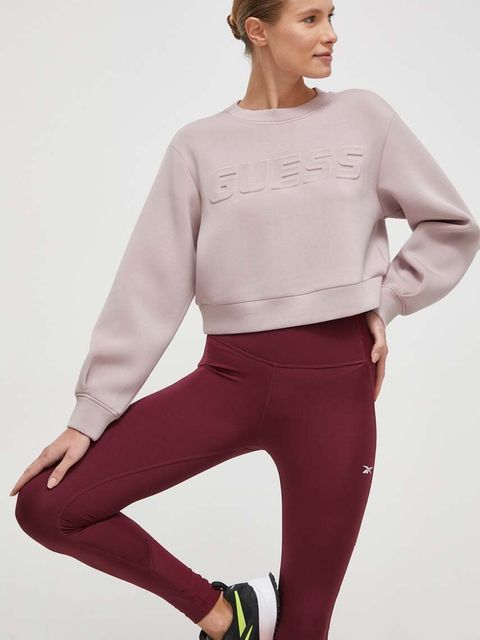 Guess bluza CINDRA damska kolor fioletowy melanżowa V3BQ15 K7UW2
