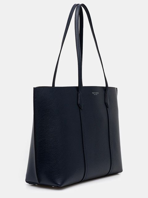 Tory Burch torebka skórzana Perry kolor granatowy 169476-498