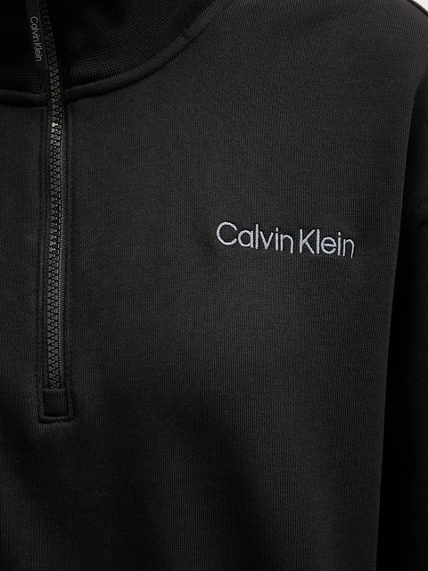 Calvin Klein Performance bluza damska kolor czarny gładka LVGWF5W310