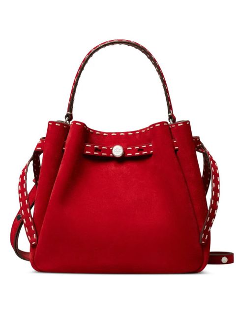 Tory Burch Romy pick stitch bucket bag - Red - zdjęcie produktu nr 1