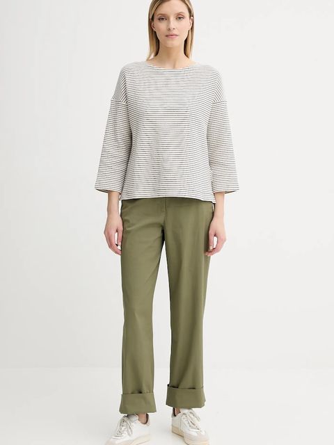 Marc O'Polo longsleeve kolor beżowy 506300352085 - zdjęcie produktu nr 2