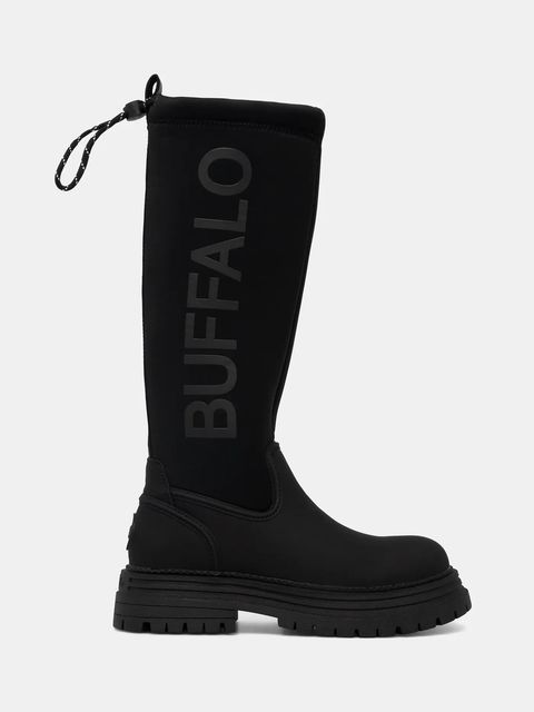 Buffalo kalosze Lennox Rain Hi damskie kolor czarny 1270138-BLK