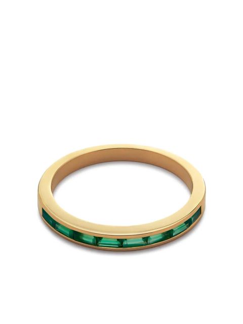 Monica Vinader Mini Baguette Half Eternity ring - Gold - zdjęcie produktu nr 1