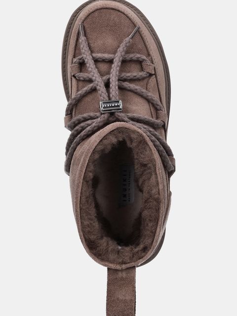 Inuikii śniegowce zamszowe Classic Low Platform kolor brązowy 1001.006.0012.163