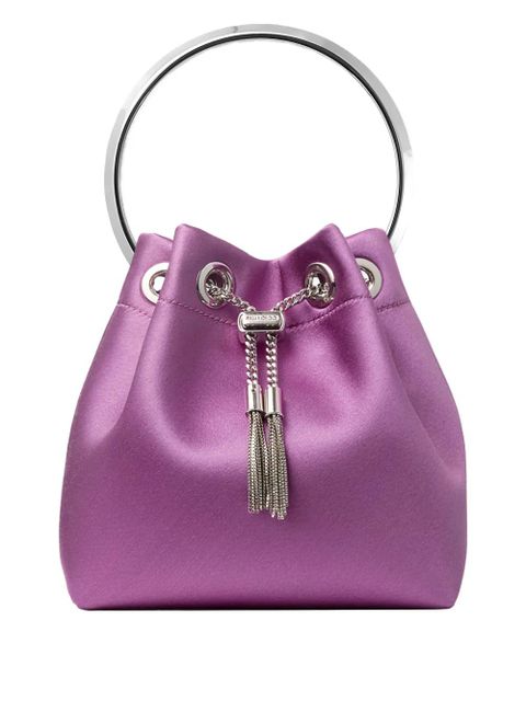 Jimmy Choo Bon Bon ring-handle mini bag - Purple - zdjęcie produktu nr 1