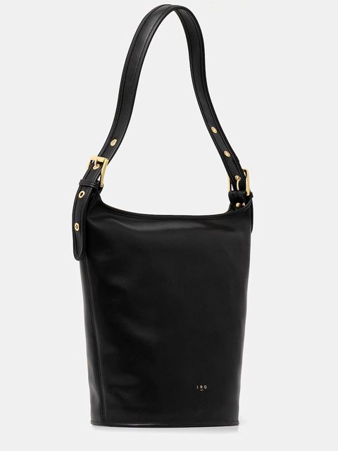 IRO torebka skórzana kolor czarny WP144ZYKE