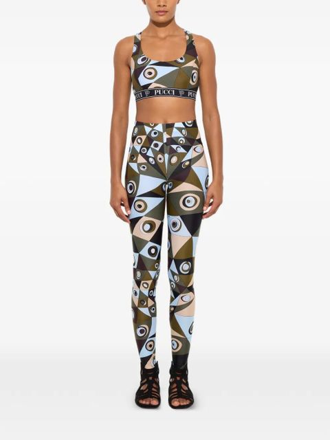 PUCCI Occhi-print leggings - Green - zdjęcie produktu nr 2