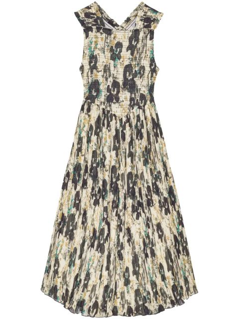 GANNI floral-print dress - Neutrals - zdjęcie produktu nr 1