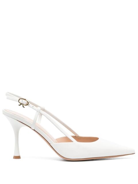 Gianvito Rossi Ascent 85mm slingback pumps - White - zdjęcie produktu nr 1
