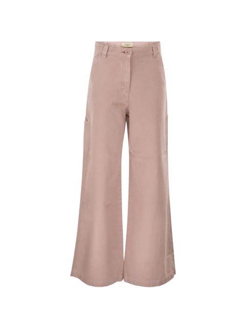 Weekend Max Mara carpenter wide-leg trousers - Pink - zdjęcie produktu nr 1