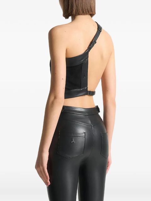 Manière De Voir asymmetric backless top - Black