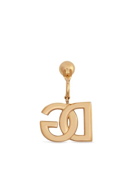 Dolce & Gabbana DG-logo drop earrings - Gold