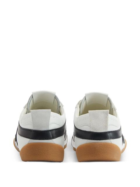 Giuseppe Zanotti suede signature leather trainers - White