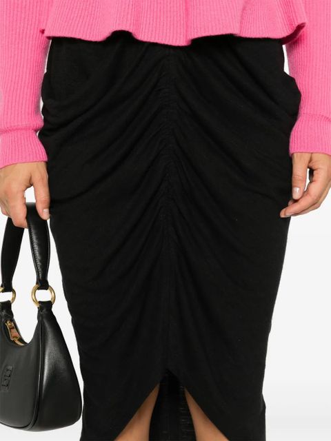 MARANT ÉTOILE Ilis midi skirt - Black