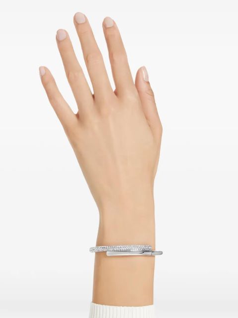 Swarovski Dextera crystal-embellished bangle bracelet - Silver - zdjęcie produktu nr 2