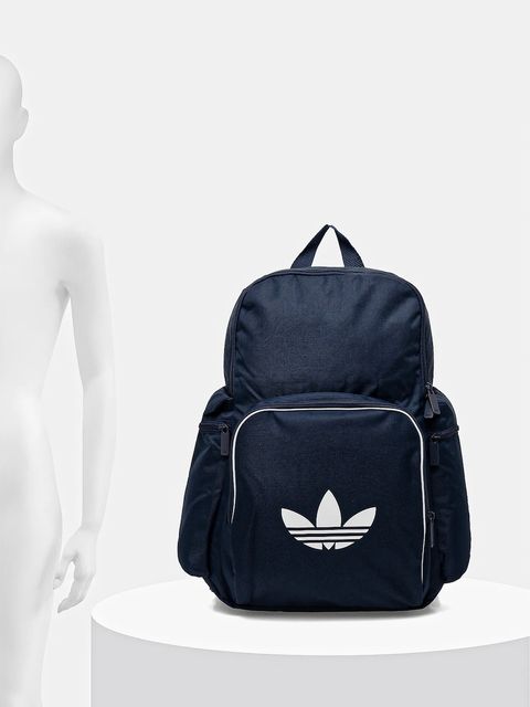 adidas Originals plecak Adicolor kolor granatowy duży z nadrukiem JX0239