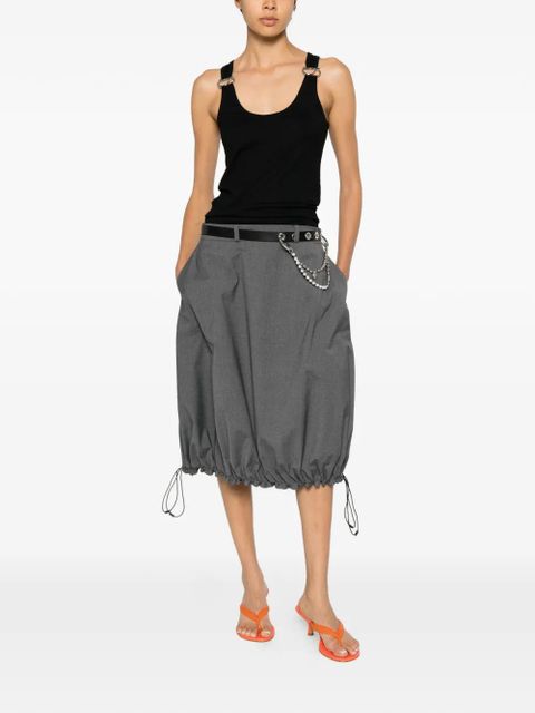 Coperni balloon-shape midi skirt - Grey - zdjęcie produktu nr 2