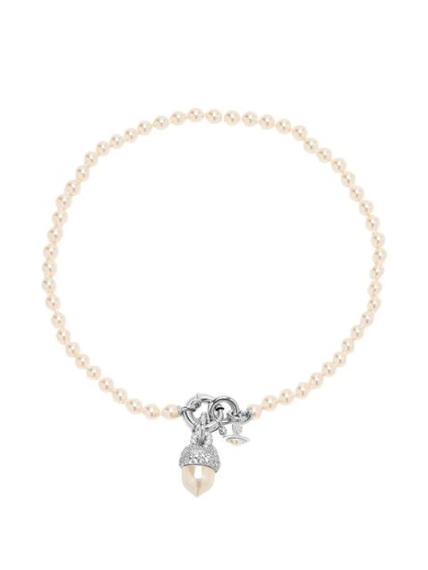 Vivienne Westwood Lucille pearl necklace - Silver - zdjęcie produktu nr 1