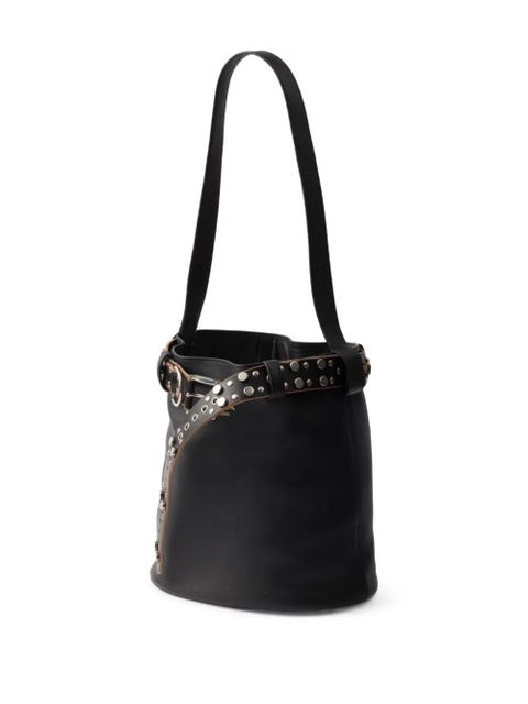 Prada Buckle bucket bag - Black