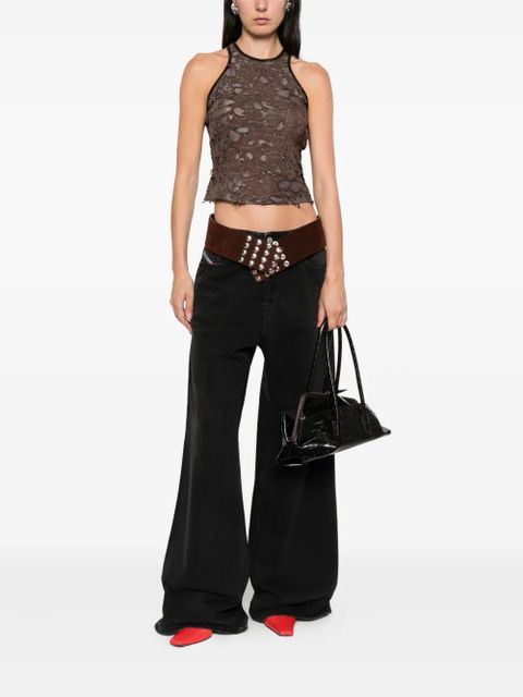 Diesel distressed halterneck top - Brown - zdjęcie produktu nr 2