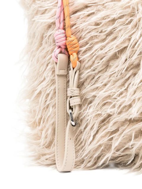 TWINSET wrist-strap clutch bag - Neutrals